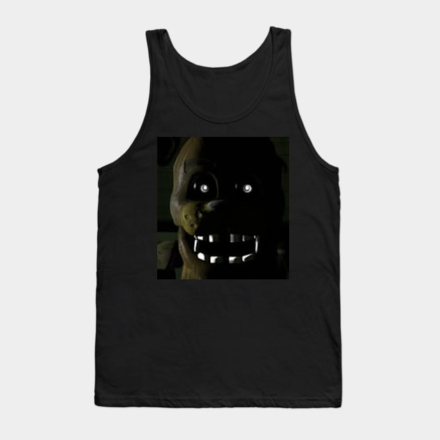 Phantom Freddy Tank Top by NIGHTMARESPRINGTRAP